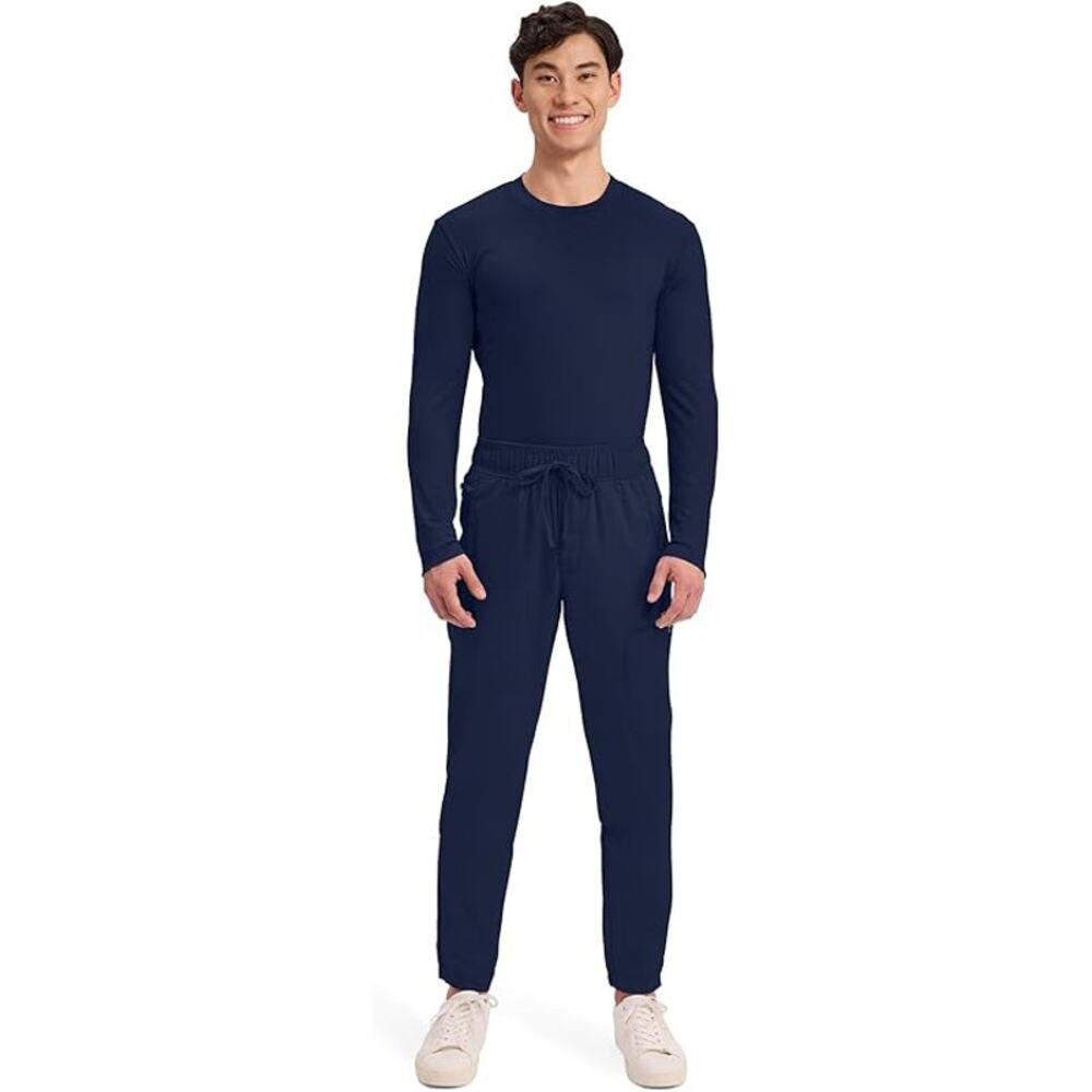 Workwear Revolution Men Scrubs Pant Natural Rise Jogger WW012, Navy Blue, XXL - Picture 5 of 6